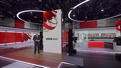 BBC News at Six & Ten studio